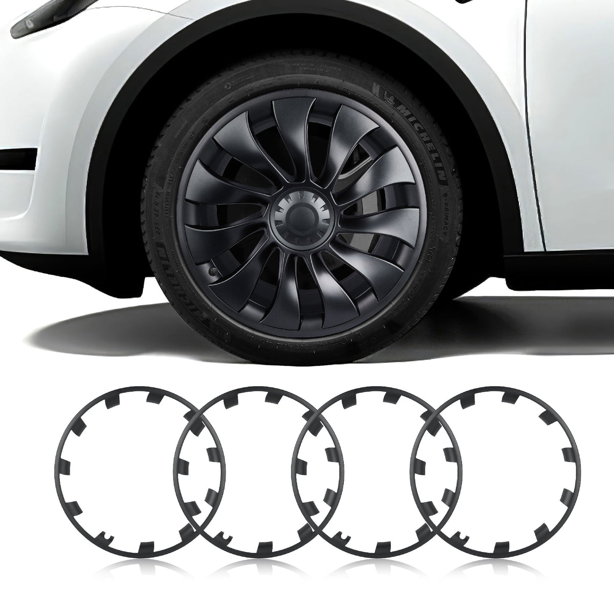 Tesla [[PL170]] Y Rim Protector για 21'' Uberturbine Wheel Ultimate Protection Refreshed Wheels (4 πακέτο)