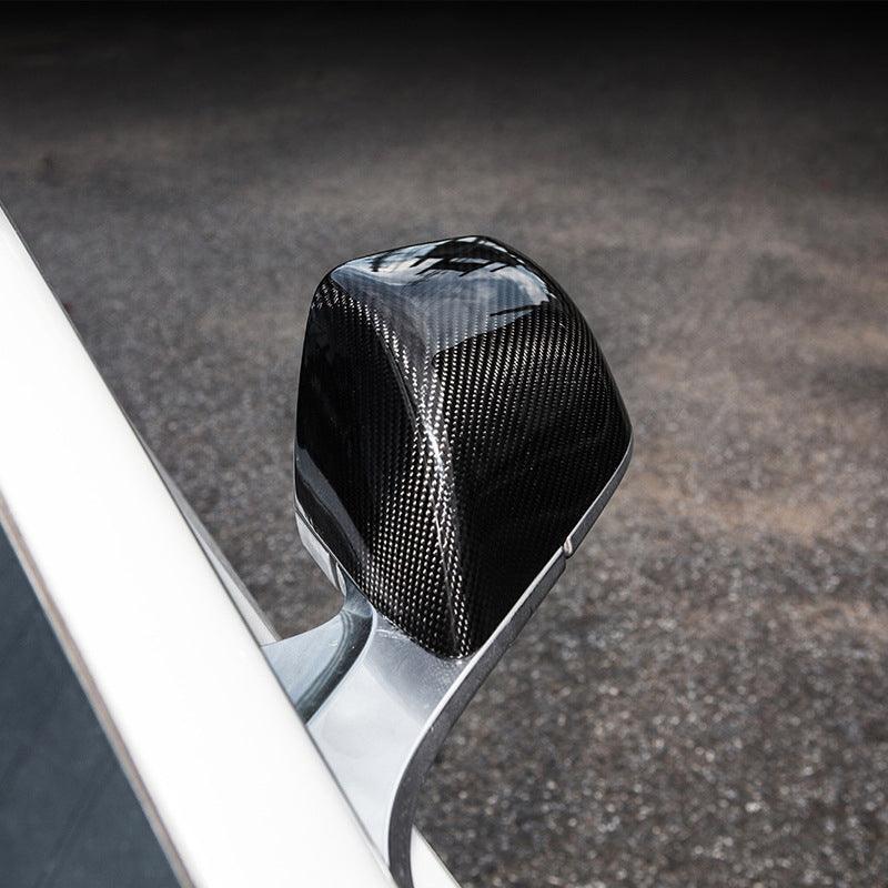 Model 3 [Real Carbon Fiber] Mirror Cover OEM Style (1 pair) For Tesla (2017-2024) - Evooor