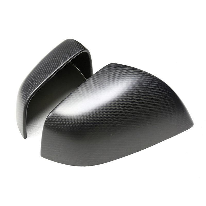 Model X [Real Carbon Fiber] Rear View Mirror Covers For Tesla(2016-2020) - Evooor