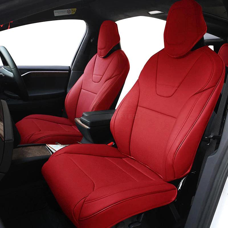 Premium Custom-Fit Tesla Model X Seat Cover Set | All-Inclusive 2022-2025 Design - Evooor