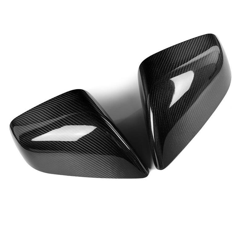 Model X [Real Carbon Fiber] Rear View Mirror Covers For Tesla(2016-2020) - Evooor