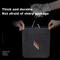 Car Trash Can Organizer for Tesla Model 3/Y/S/X - Convenient In-Car Garbage Bin with Rear Storage