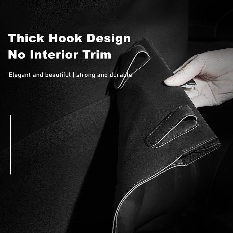 Car Trash Can Organizer for Tesla Model 3/Y/S/X - Convenient In-Car Garbage Bin with Rear Storage - Evooor