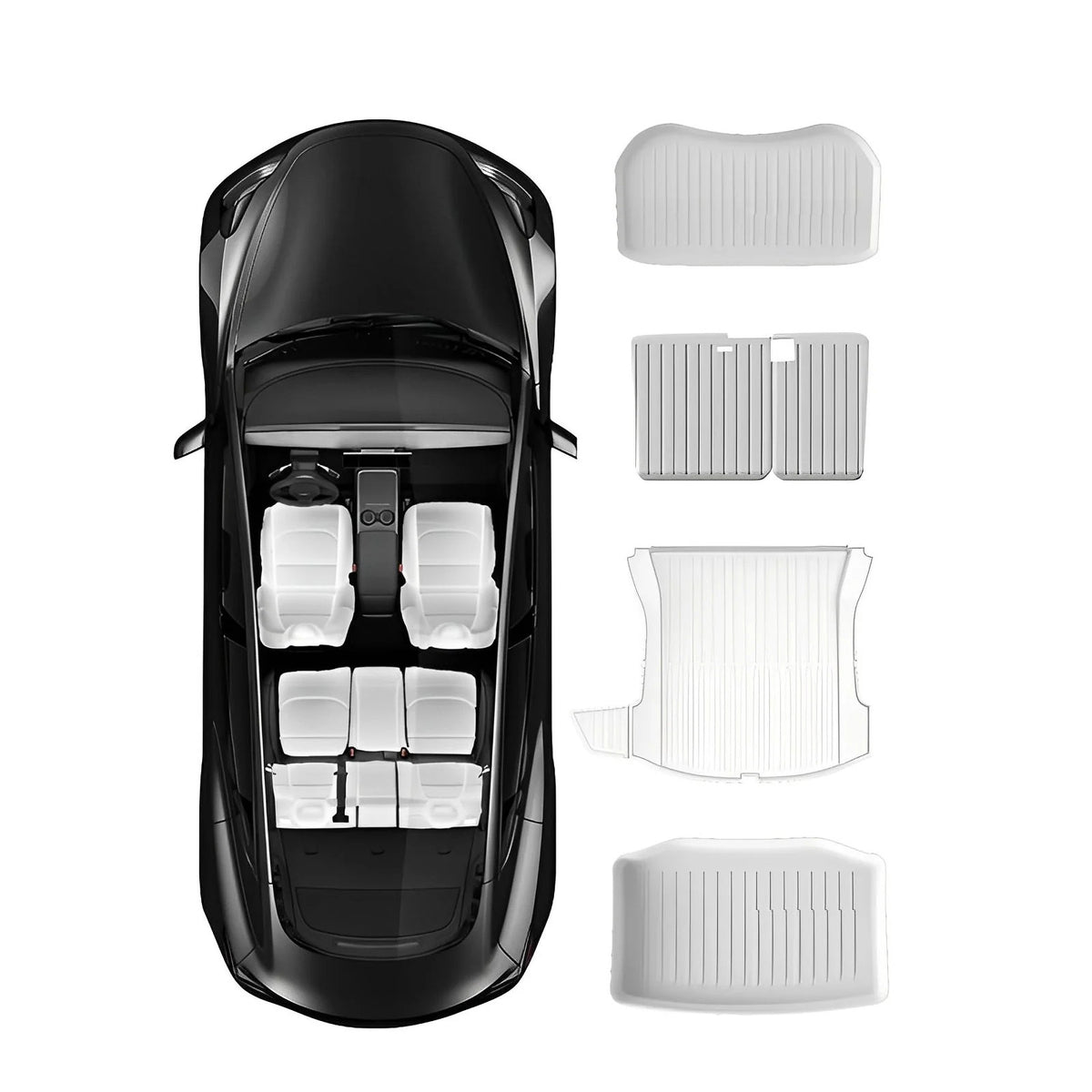 [[PL170]] 3/Y TPE Frunk & Trunk Cover For Tesla ( 2017-2023)