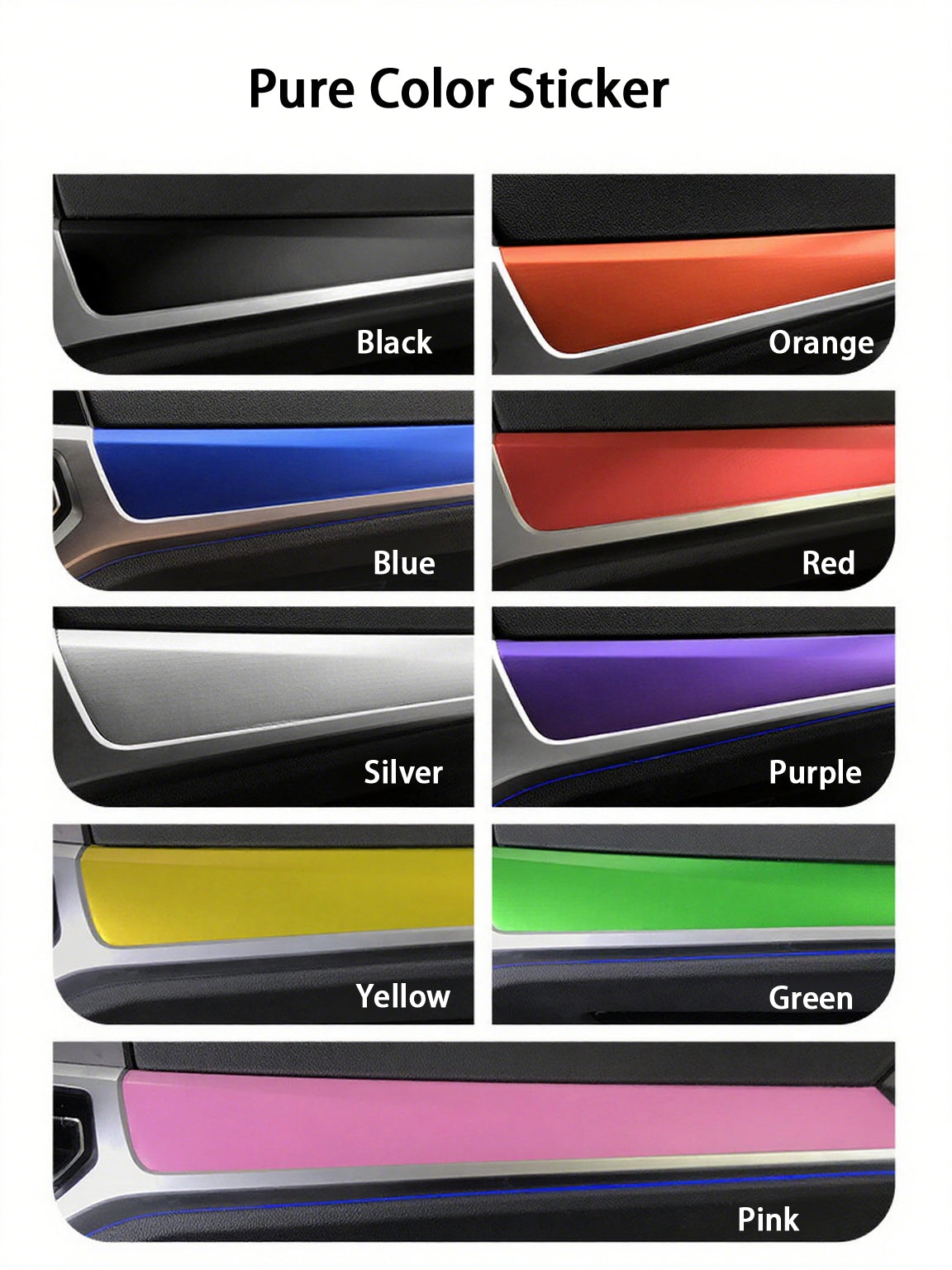 Full Set PVC Interior Sticker For VW ID.4 2021-2022 - Evooor