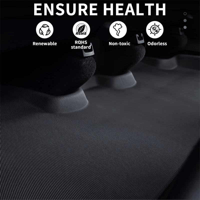 All Weather XPE Interior Floor Mats Cargo Liners Set for Tesla 2025+ Model Y Juniper - Evooor