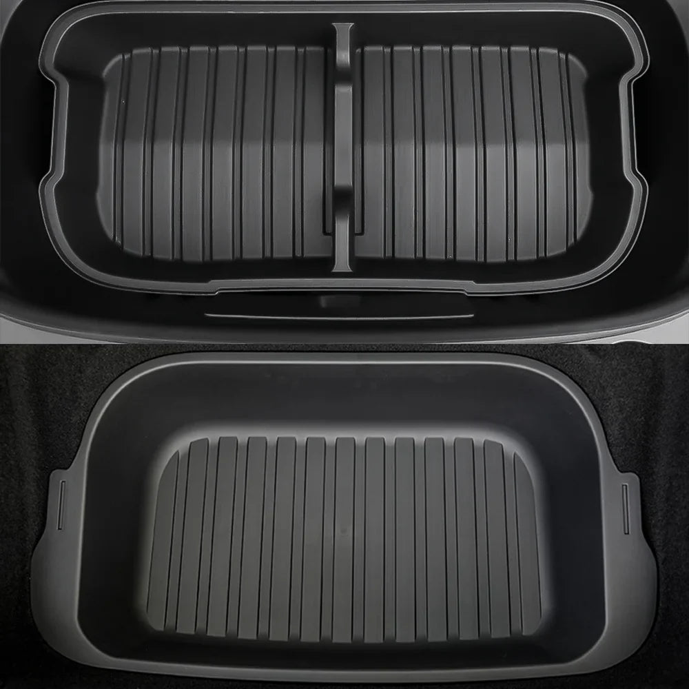 Tesla Model Y 2025+ Front and Rear Cargo Storage Organizers - Convenient Trunk Bins for Enhanced Organization - Evooor