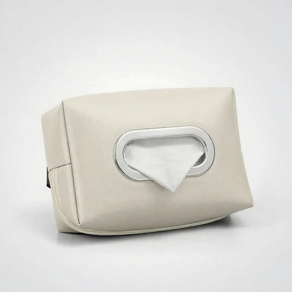 Leather Car Tissue Box For VW ID.3 - Evooor