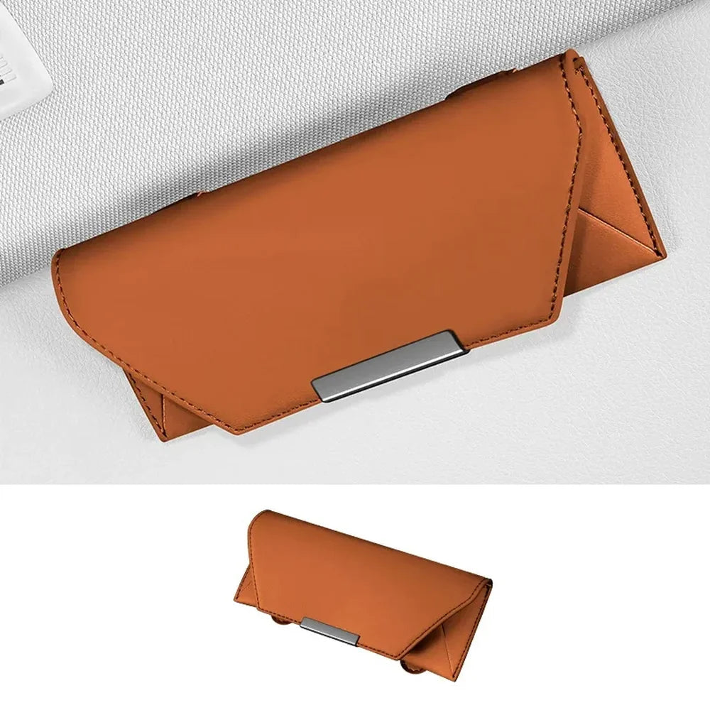 Leather Car Visor Glasses Holder For VW ID.3 2021-2025 - Evooor