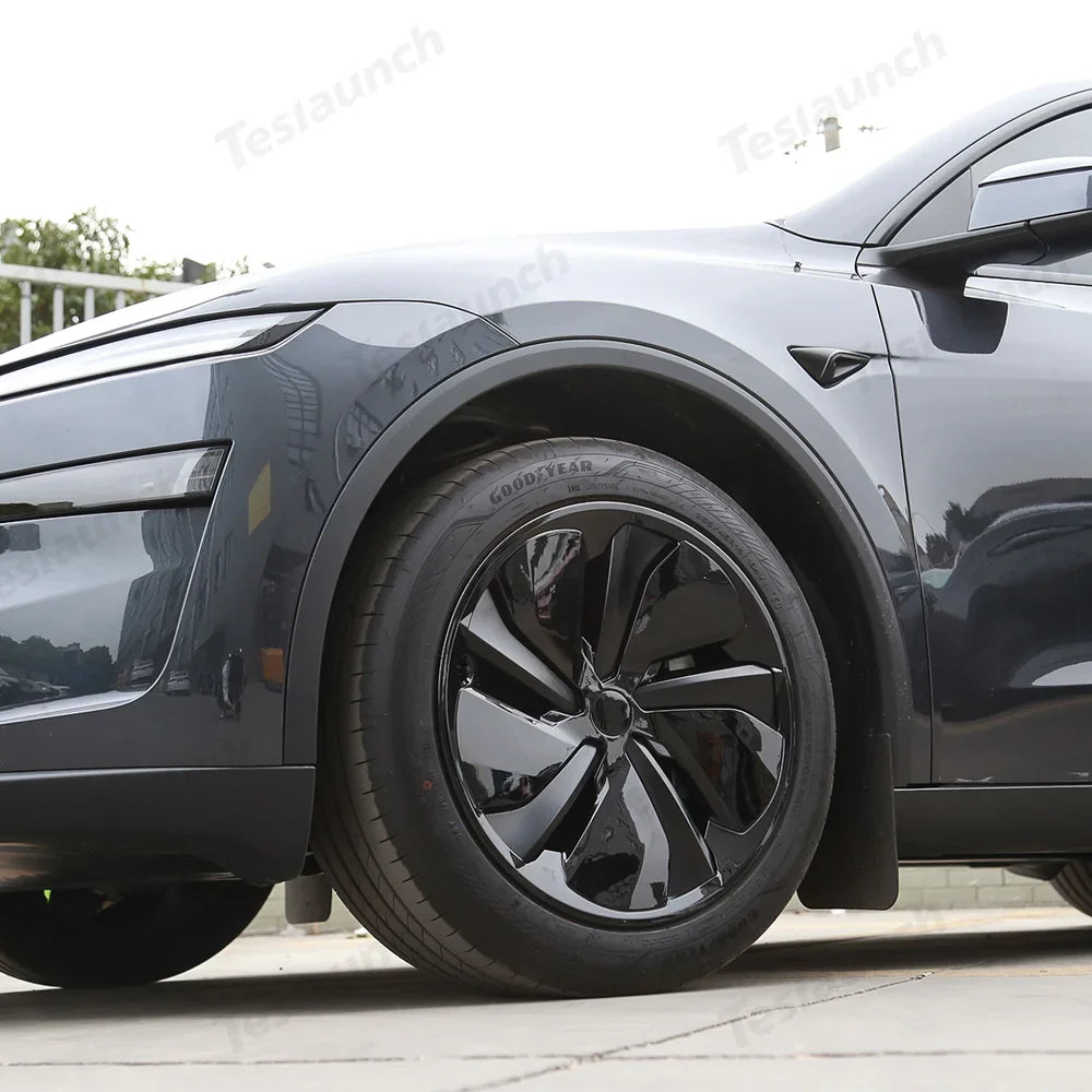 Premium 19'' Wheel Covers Set for Tesla Model Y Juniper 2025+ - Sleek Design, OEM Quality (Pack of 4) - Evooor