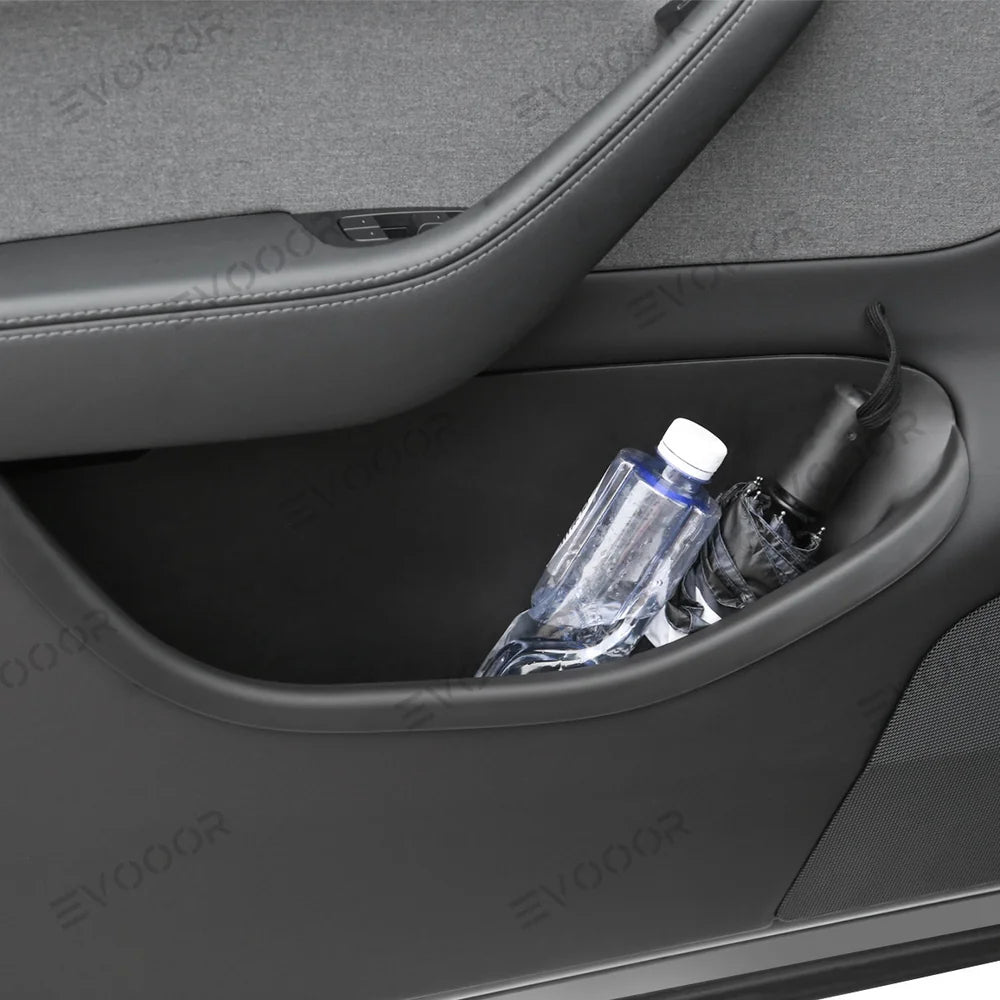 Teljes lefedettségű ajtótároló rendszerező – Vízálló és szennyeződésálló Tesla Model Y Juniper 2025+ modellhez