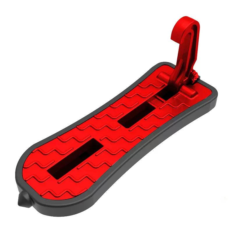 Tesla Model 3/Y/X/S Extended Car Door Step Foldable Car Roof Rack Step Universal Latch Hook Auxiliary Foot Pedal Aluminium Alloy Universal Fit - Evooor