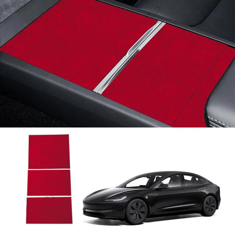 2024 Model 3 Highland Alcantara Center Console Cover For Tesla - Evooor