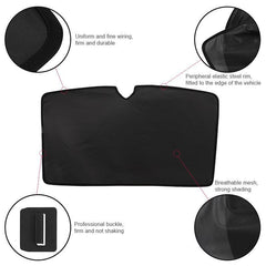 Custom Fit Front Sun Visor Sunshade for Tesla Model X (2021-2024) - Improve Sun Protection and Style with this Premium Accessory