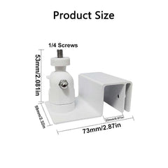 Adjustable Wall Mount Bracket Kit with Screw Adapter for Starlink Mini Satellite Dish