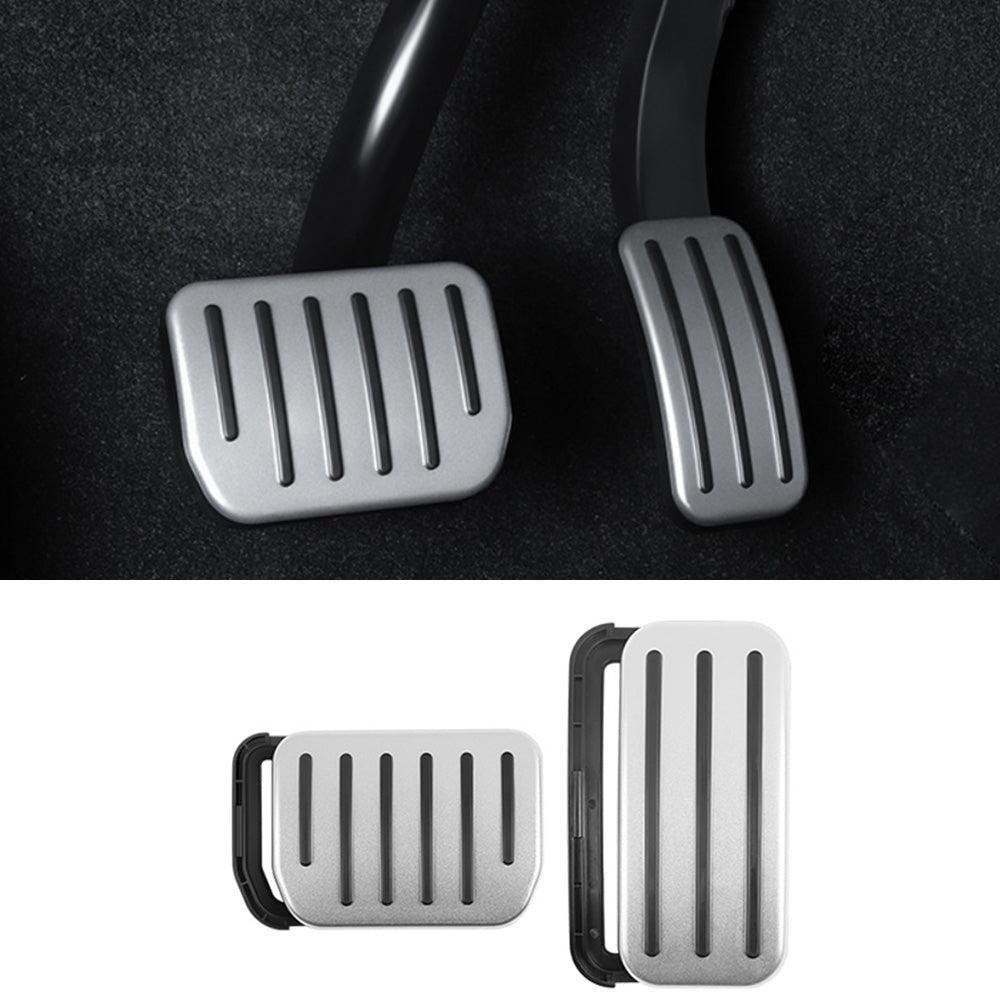 Enhanced Non-Slip Alloy Brake Pedal Cover Upgrade for Tesla Model 3/Y: Boost Performance and Style - Evooor