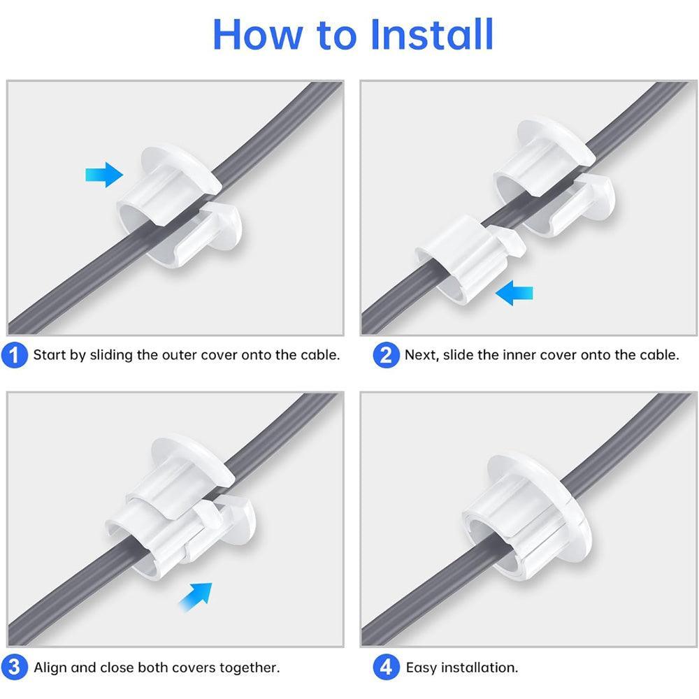 High-Quality Starlink Ethernet Cable Wall Bushing - Ensures Secure Connection and Protection - Evooor