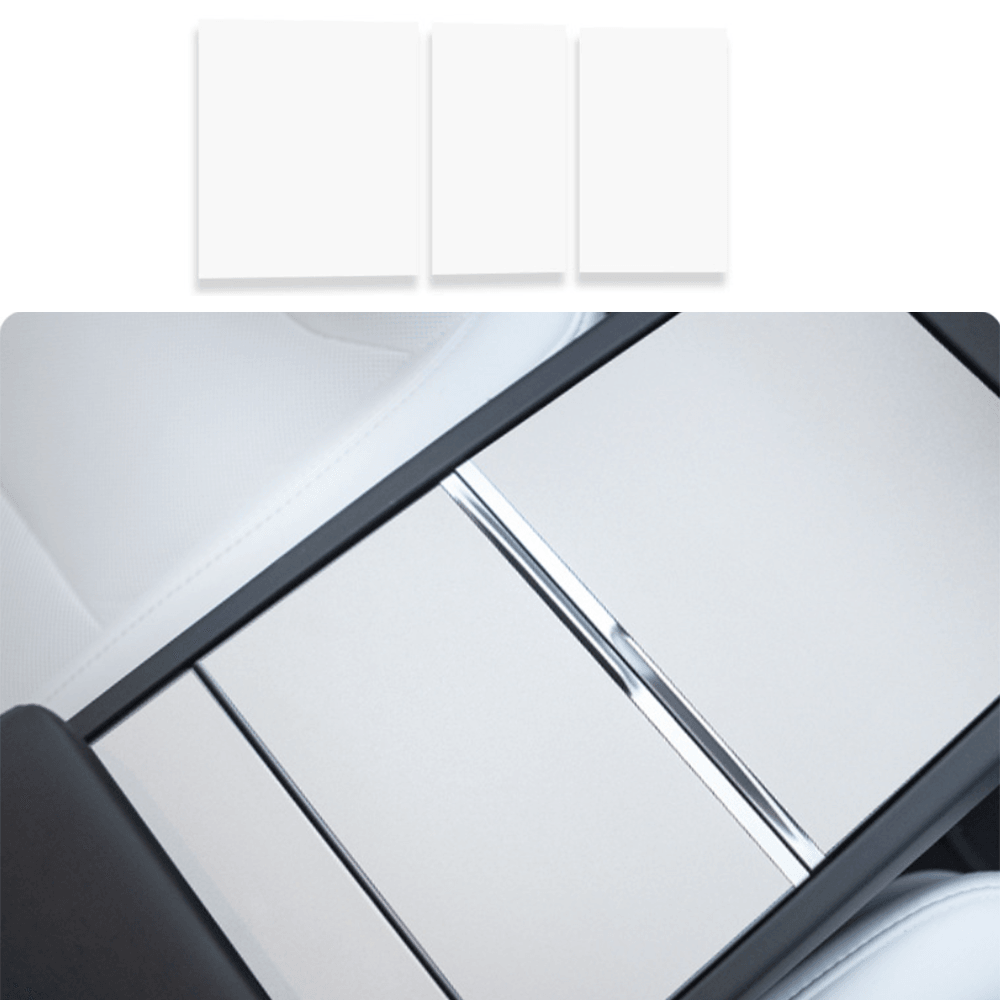Premium Vinyl Center Console Skin Guard for Tesla Model 3 - Protective Wrap for Highland 2024+ Configuration - Evooor
