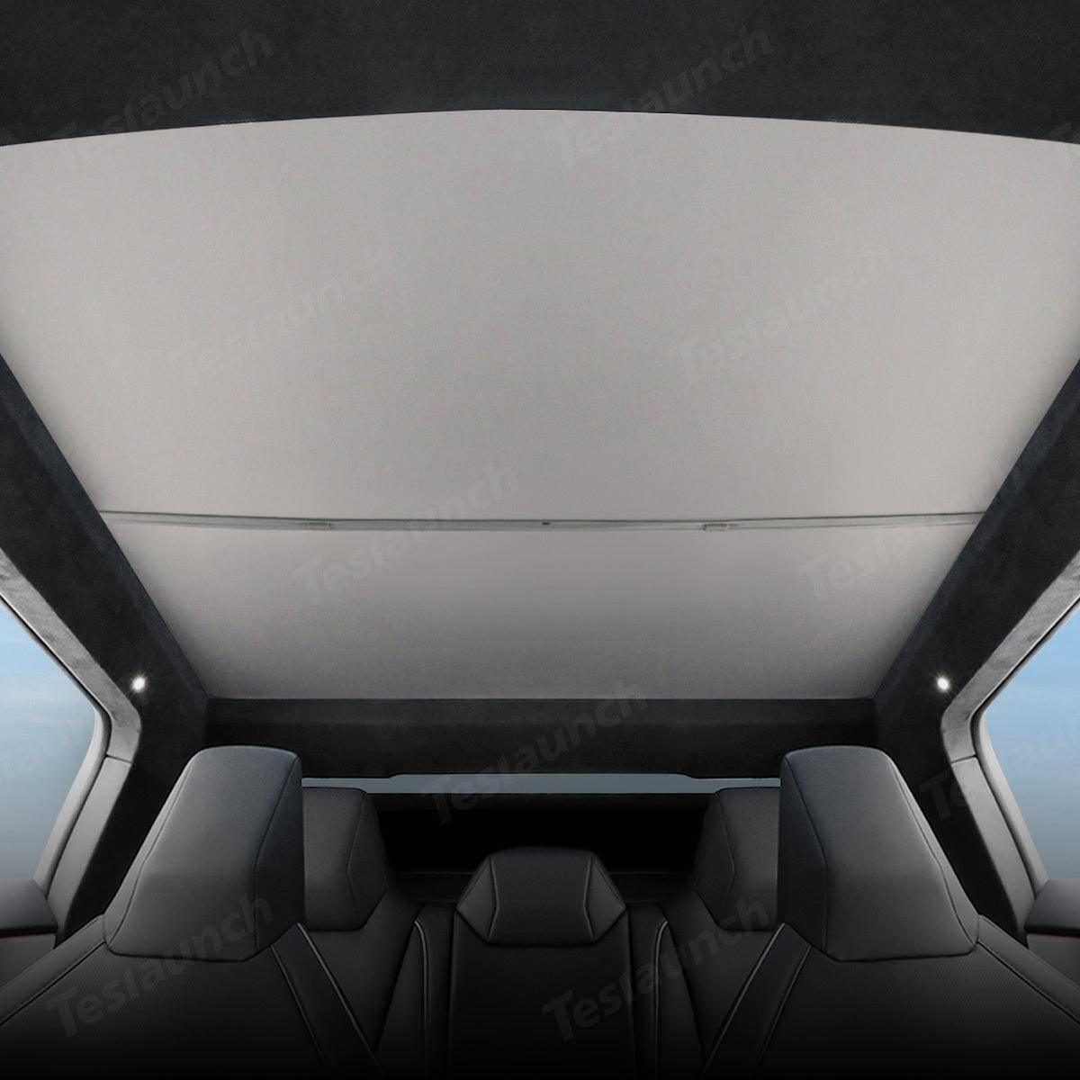 Split Nano Ice Crystal Glass Roof Sunshade for Cybertruck (2 PCS) - Evooor