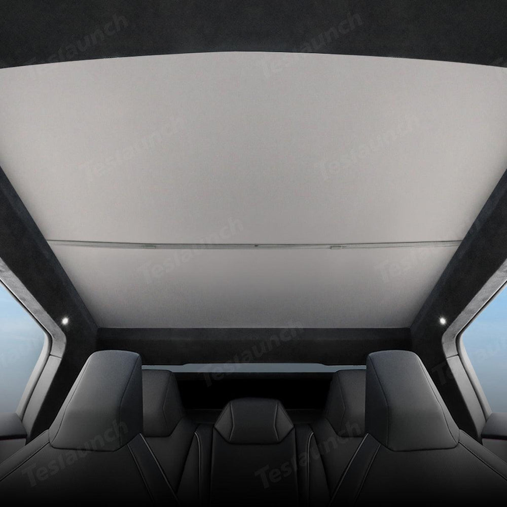 Split Nano Ice Crystal Glass Roof Sunshade for Cybertruck (2 PCS) - Evooor
