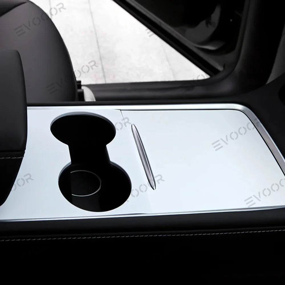 Model 3/Y Center Console Cover (Carbon Fiber Pattern ABS) (Gen.2) for Tesla(2021-2023)