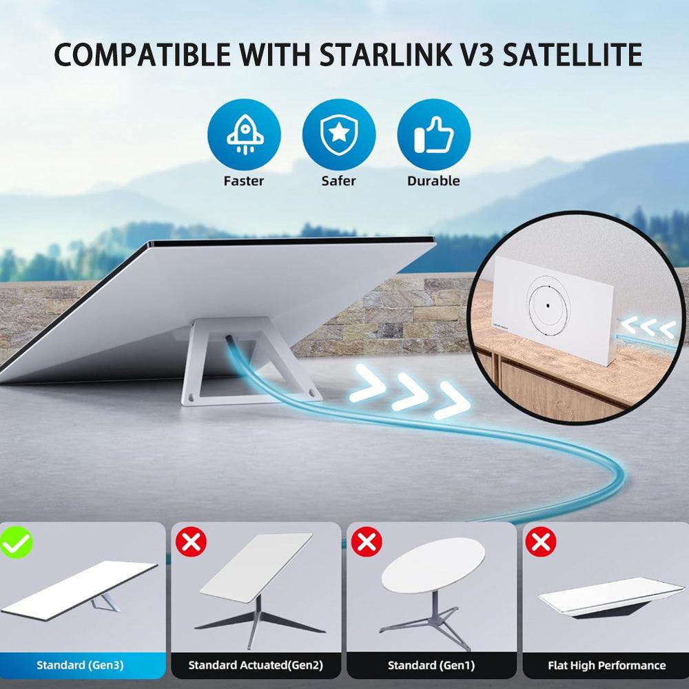 Long 95FT Extension Cord Compatible with Starlink Gen 3 - High-Quality Connection Cable - Evooor