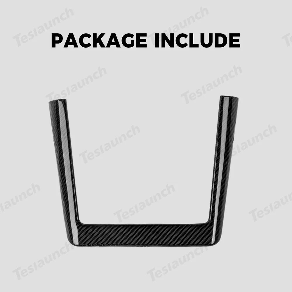 Tesla Model Y Juniper 2025+ Genuine Carbon Fiber Wireless Charging Pad Cover - Evooor