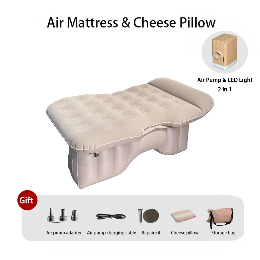 High-Quality Inflatable Car Mattress for Tesla Model 3/Y/S/X - Comfortable Travel Sleep Solution - Evooor