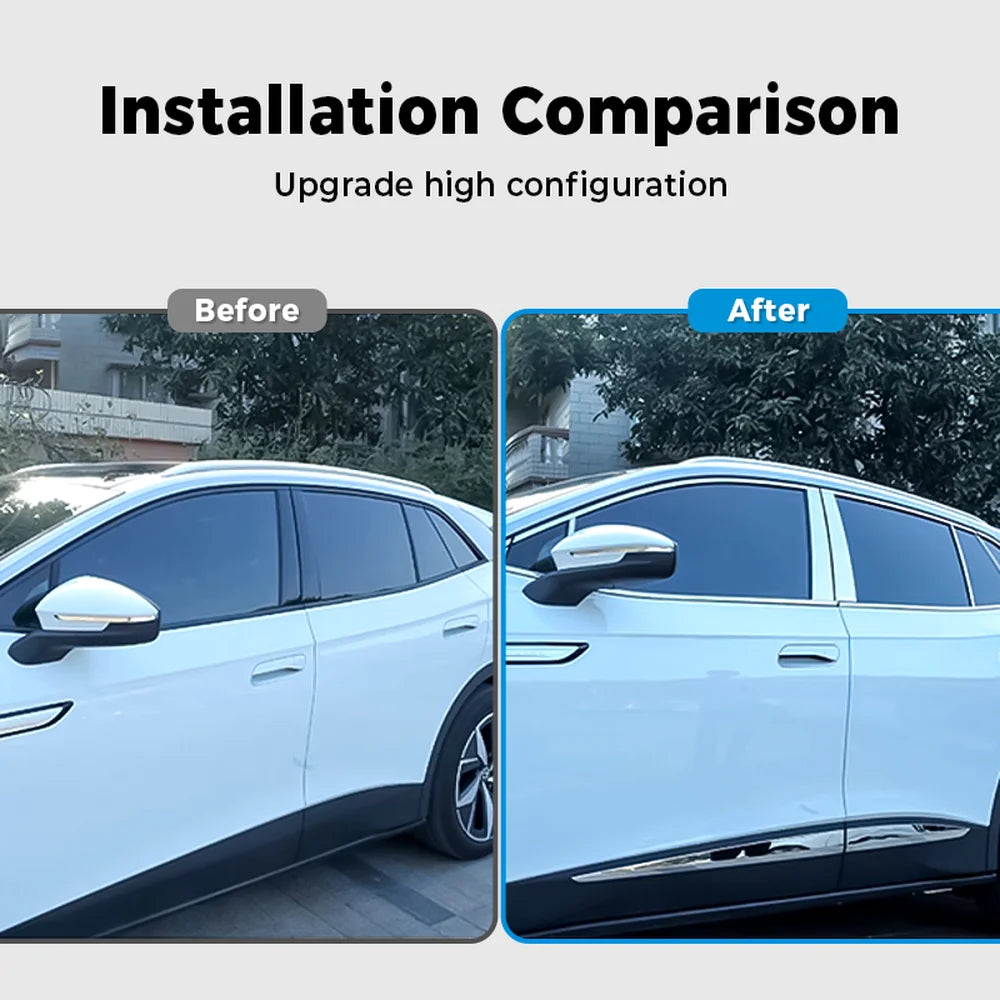 Stainless Steel Body Side/Window Trim Molding For VW ID.4 2021-2025 - Evooor