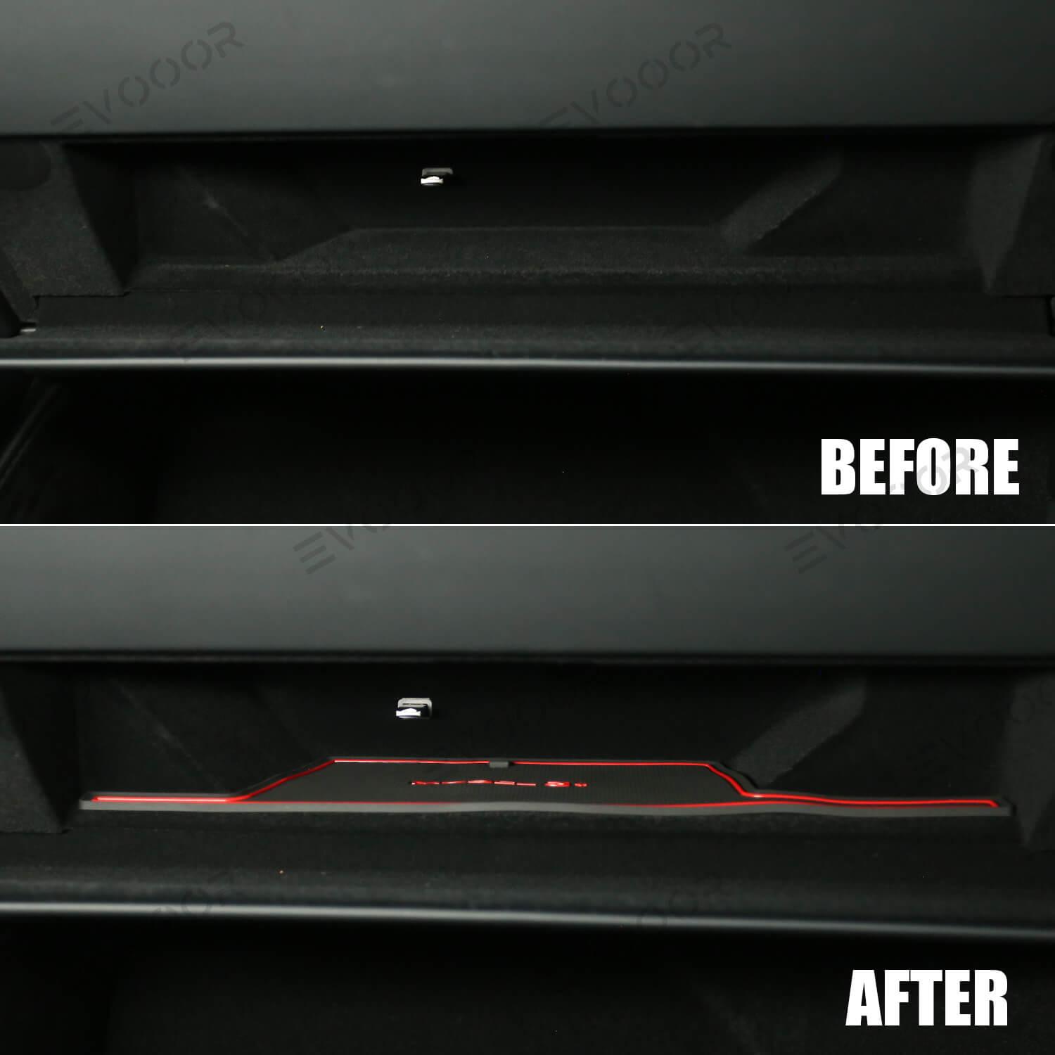 2024 Model 3 Highland Door Slot Mat Water Bowl Slot Mat Dustproof Mat For Tesla - Evooor