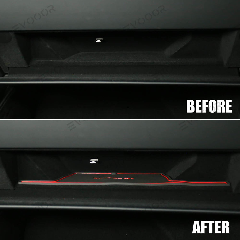 2024 Model 3 Highland Door Slot Mat Water Bowl Slot Mat Dustproof Mat For Tesla - Evooor