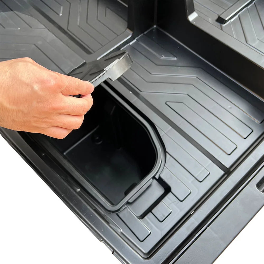 Plastic Rear Trunk Interior Storage Box For VW ID.4 2020+ - Evooor