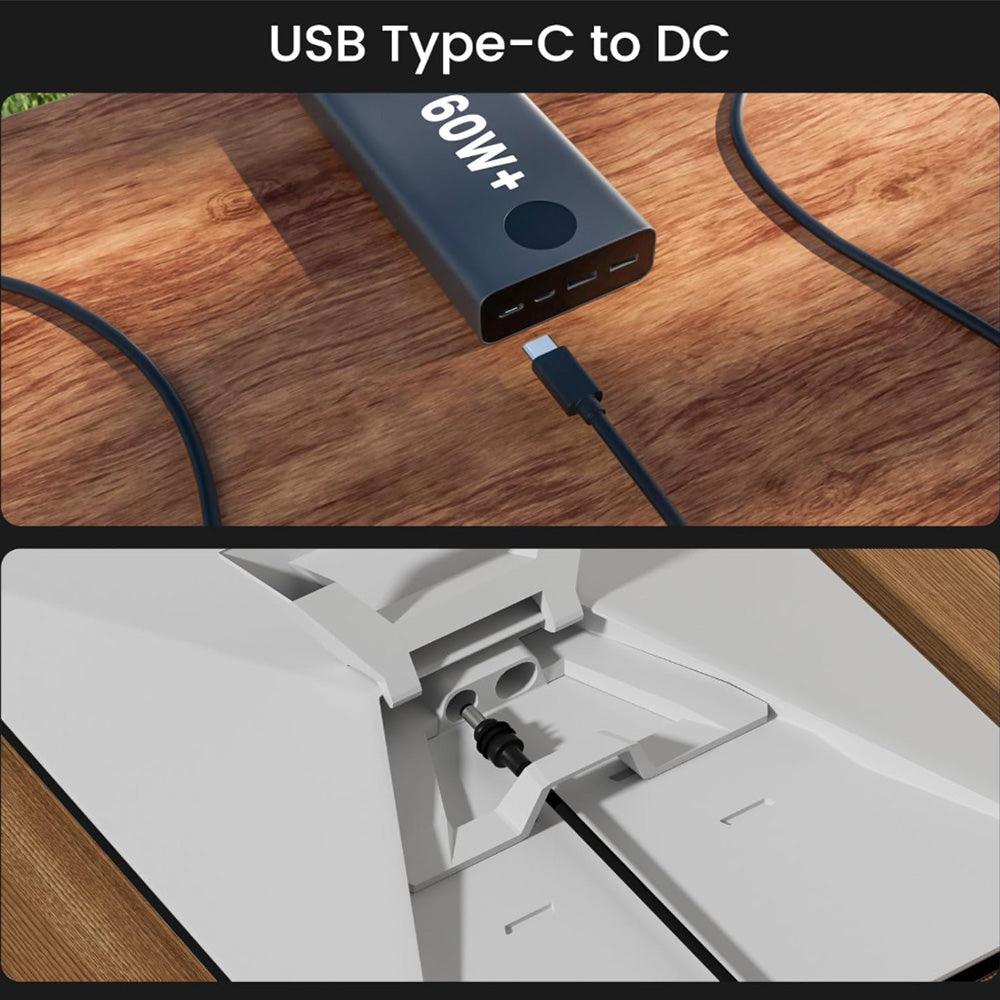 USB-C to DC Power Cable for Starlink Mini - Efficient Charging Solution for Starlink Mini with USB-C Power Input - Evooor