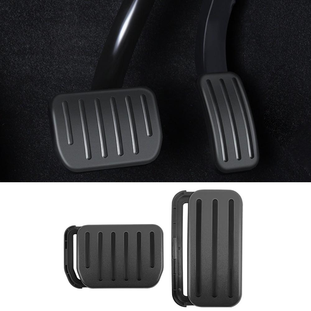 Enhanced Non-Slip Alloy Brake Pedal Cover Upgrade for Tesla Model 3/Y: Boost Performance and Style - Evooor