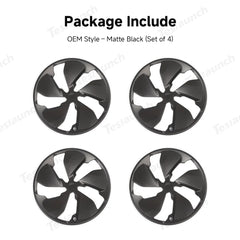 Premium 19'' Wheel Covers Set for Tesla Model Y Juniper 2025+ - Sleek Design, OEM Quality (Pack of 4) - Evooor