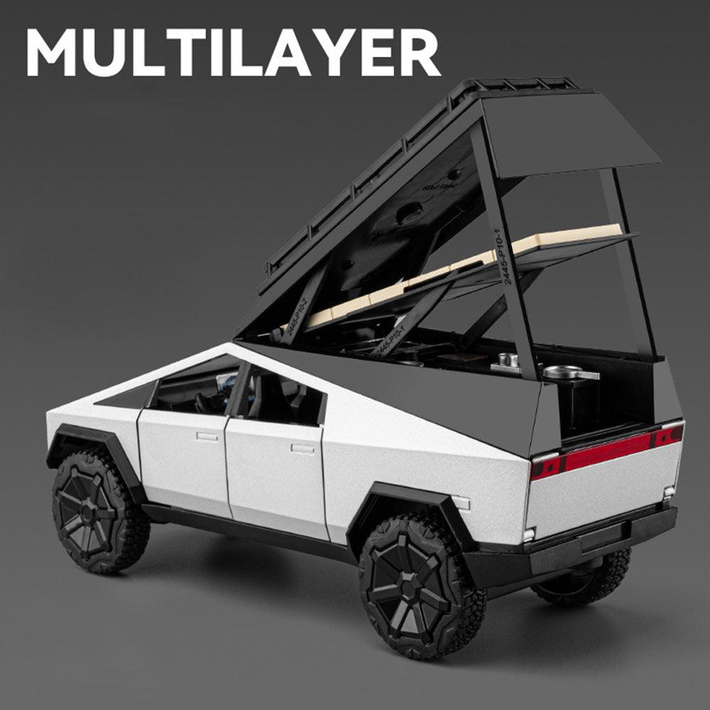 Cybertruck 1/24 Pickup Camping RV Alloy Car Model - Evooor