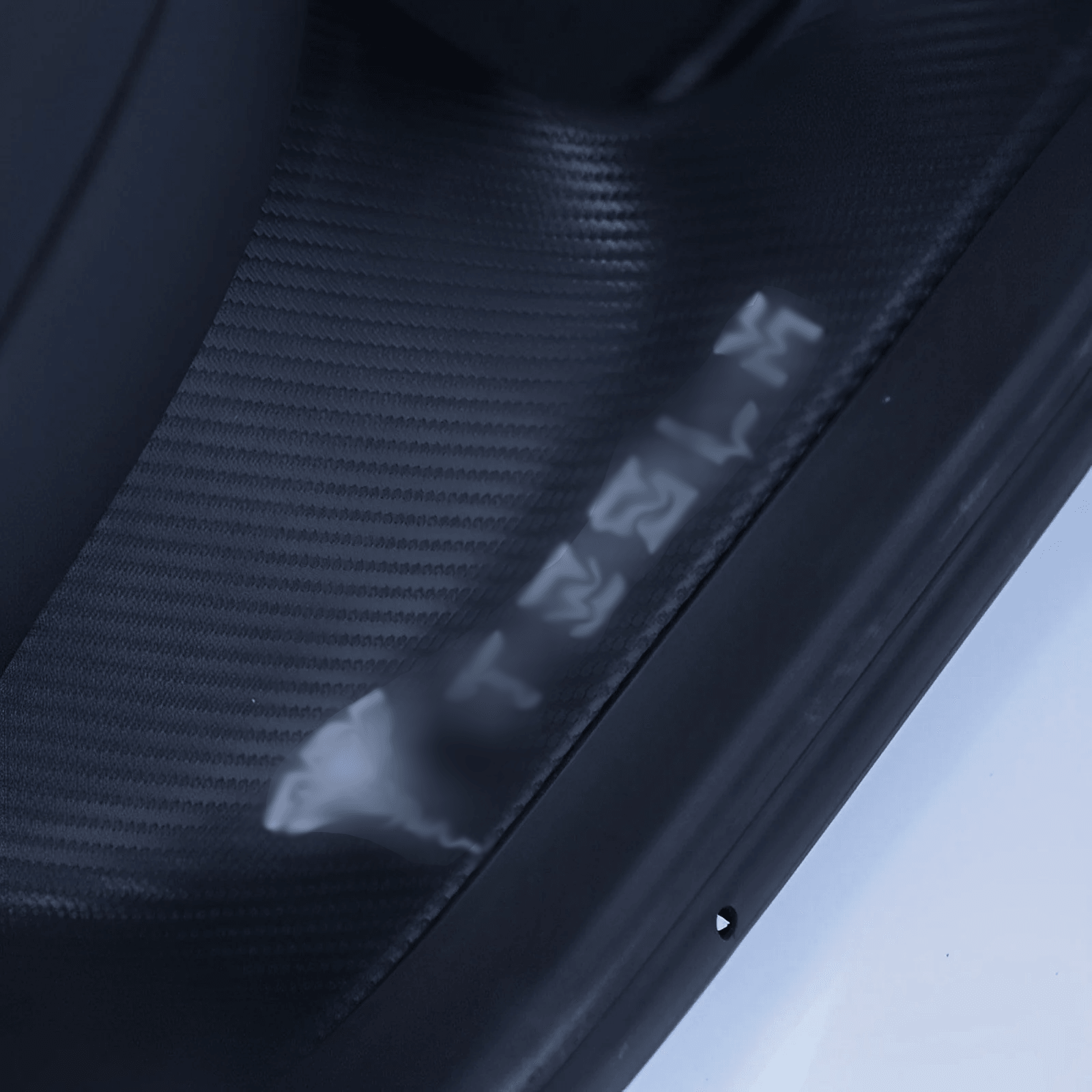 Tesla Model 3 Carbon Fiber Door Entry Guard Set - Durable Stickers for Door Sill Protection (4 Pieces) - Evooor