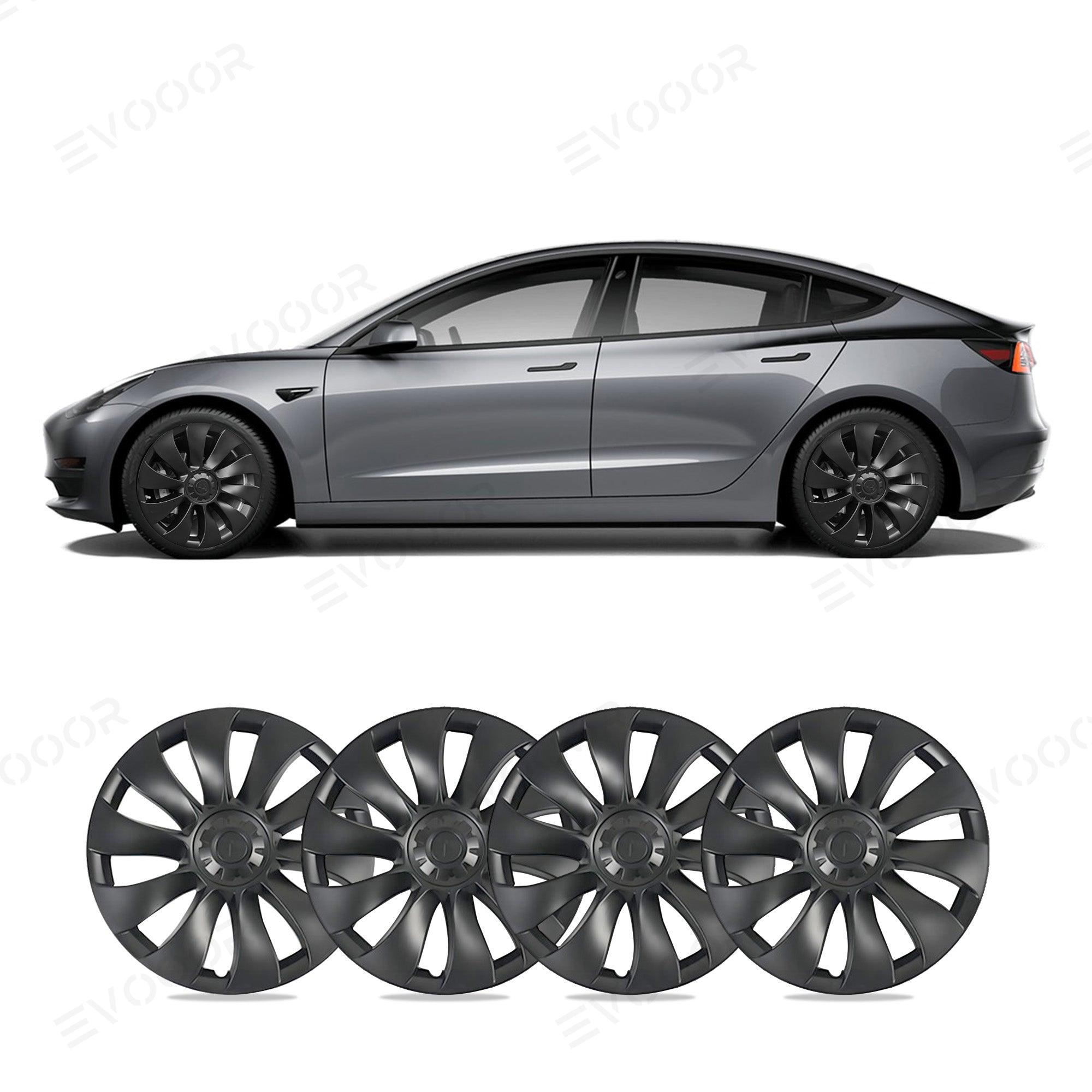 Model 3 18'' Aero Wheels Cover Hubcaps Replacement 4PCS for Tesla (2017-2023) - Evooor