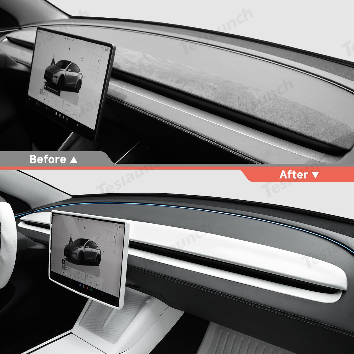 ABS Dashboard Trim Cover for Tesla Model Y Juniper 2025+ - Evooor