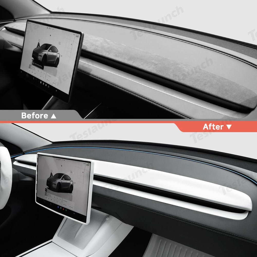 ABS Dashboard Trim Cover for Tesla Model Y Juniper 2025+ - Evooor