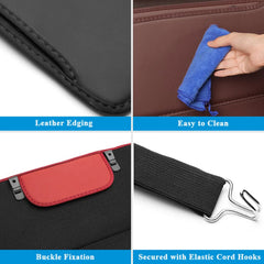 Leather Seat Back Anti-Kick Mat For VW ID.3 - Evooor