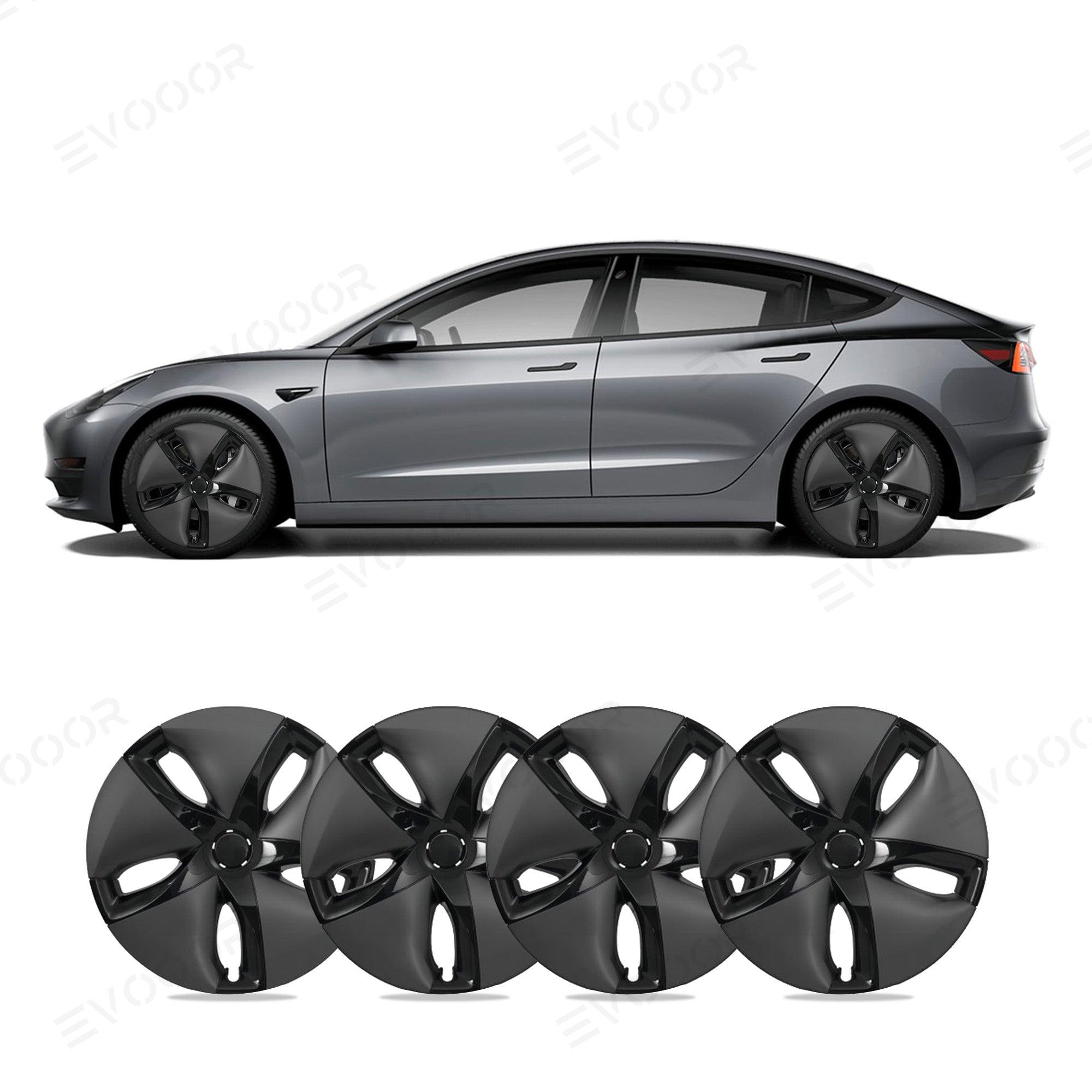 Model 3 18'' Aero Wheels Cover Hubcaps Replacement 4PCS for Tesla (2017-2023) - Evooor