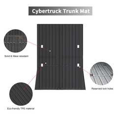 All Weather TPE Floor Mats Cargo Liners Set for Cybertruck