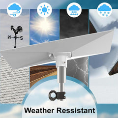 Universal Round Tube Roof Rack Mounting System for Starlink Gen 3 - Compatible with Any Vehicle