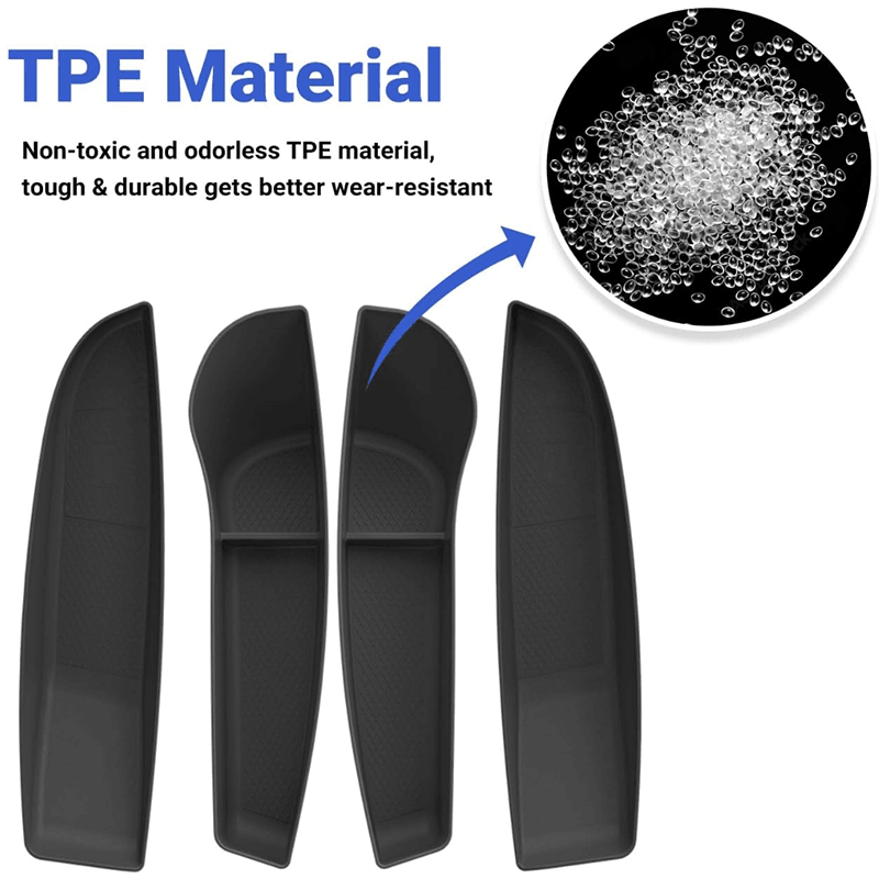 Tesla Model Y/S/X/Model 3 TPE Side Door Organizer with Additional Storage Space - Evooor