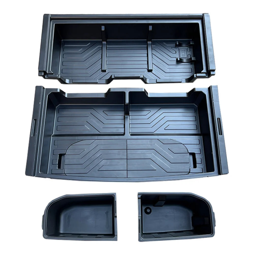 Plastic Rear Trunk Interior Storage Box For VW ID.4 2020+ - Evooor