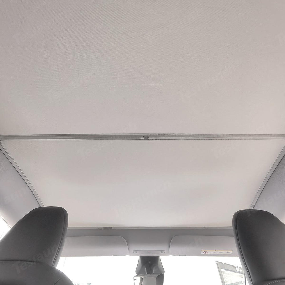 Split Nano Ice Crystal Glass Roof Sunshade for Tesla Model Y Juniper 2025+ - Evooor