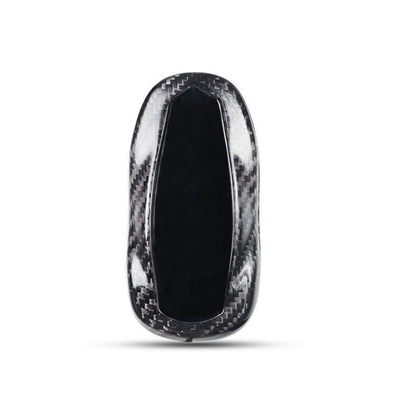 Model 3/Y/S [Real Carbon Fiber] Key Fob Cover, Key Fob Holder for Tesla(2012-2023) - Evooor