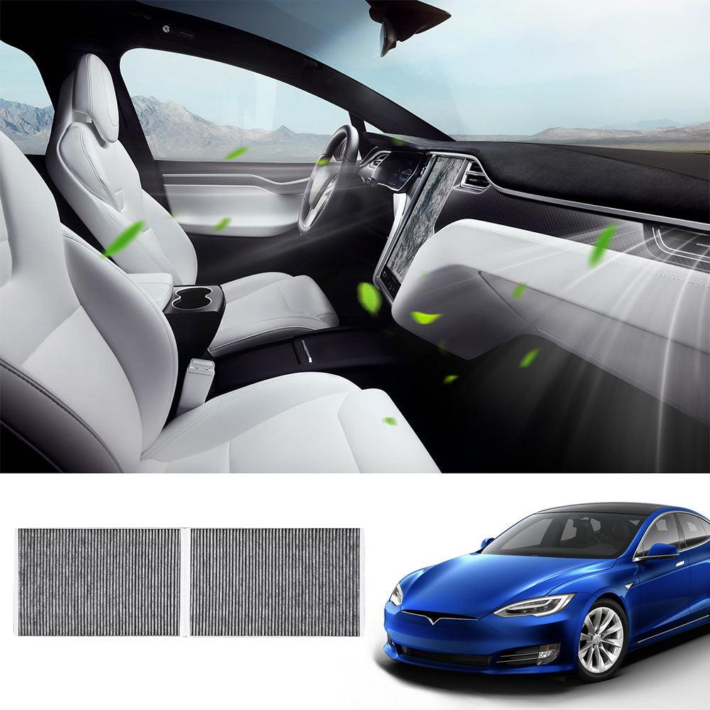 Cabin Air Filter & HEPA Filter with Activated Carbon for Tesla Model S - Evooor