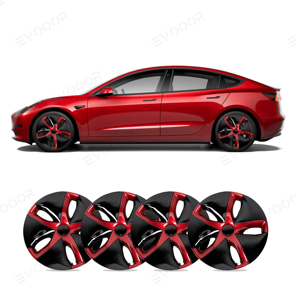 Model 3 18'' Aero Wheels Cover Hubcaps Replacement 4PCS for Tesla (2017-2023) - Evooor